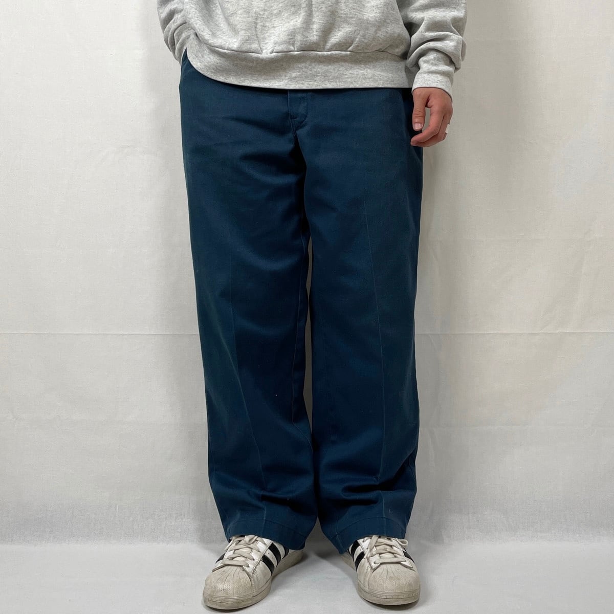 90s Dickies 874 ワークパンツ 圧着タグ USA製? 古着 ディッキーズ 