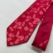 Croft&barrow Vintage Tie ネクタイ 赤 花柄n-530