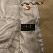 DAKS ダックス コーデュロイ 2B テーラードジャケット L/ベージュ