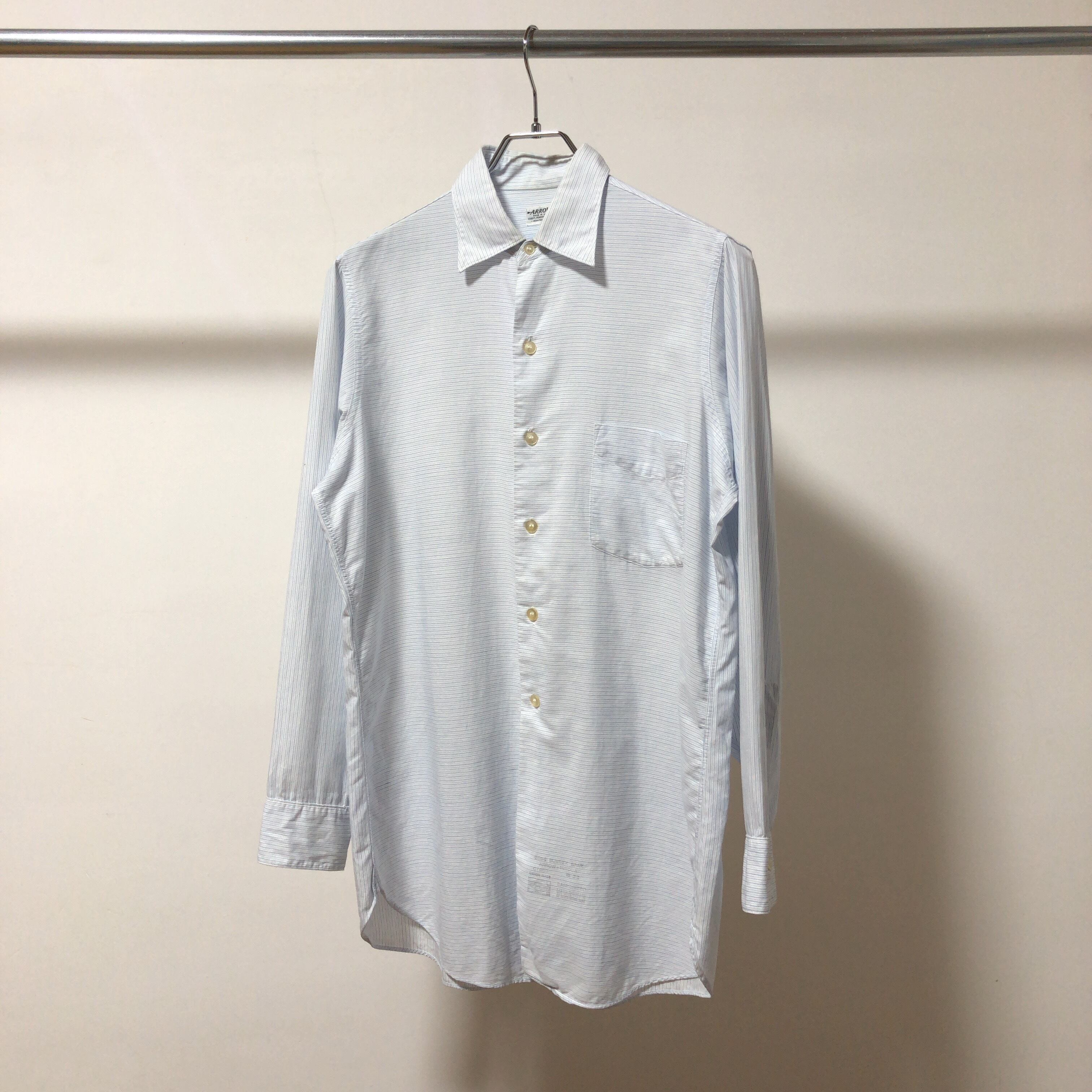 ARROW / 60's Semiwide Collar Dress Shirt / Made in USA  /アロー/ドレスシャツ/ヴィンテージ/60年代/アメリカ製