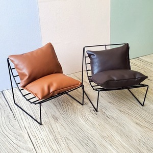 020-30306　ミニチュア家具　＊1/6サイズ＊　アイアンソファ 1人掛け 2col