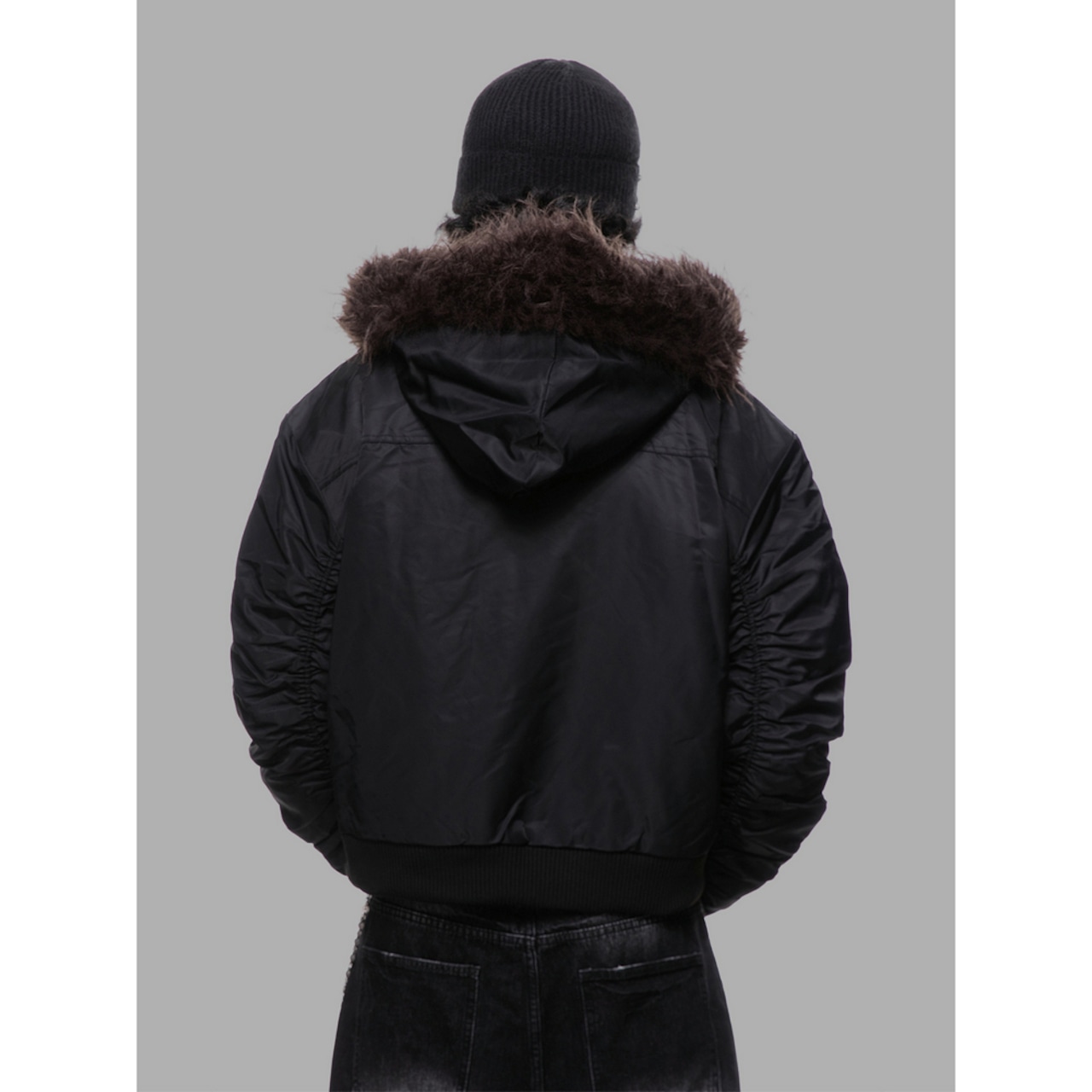 【暖かさUP】ファイヤーマンファー中綿ジャケット T2024