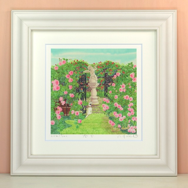 栗乃木ハルミ「奏で」 cタイプ　　　　　　　　　　　　　　　　　　　　絵画・ 額入りアート