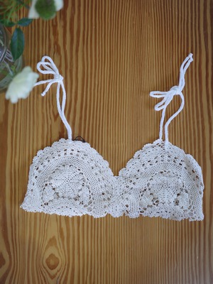 〈vintage〉remake lace bustier②