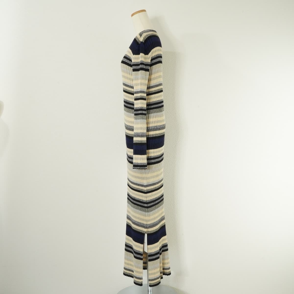 未使用 AMERI アメリ MULTI BORDER KNIT DRESS マルチ ボーダー ニット  