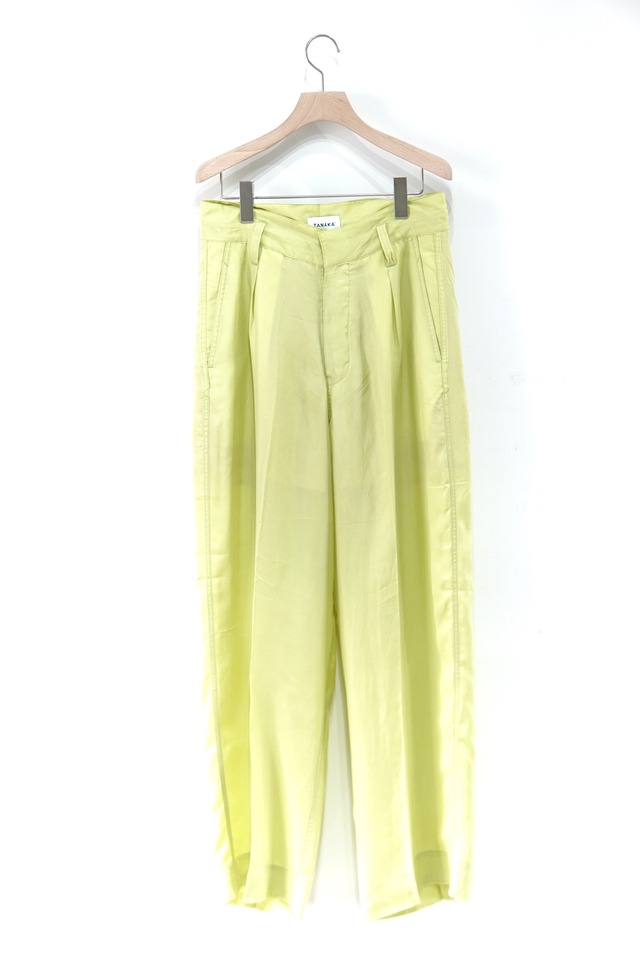 TANAKA / THE WIDE EASY TROUSERS / LEMON