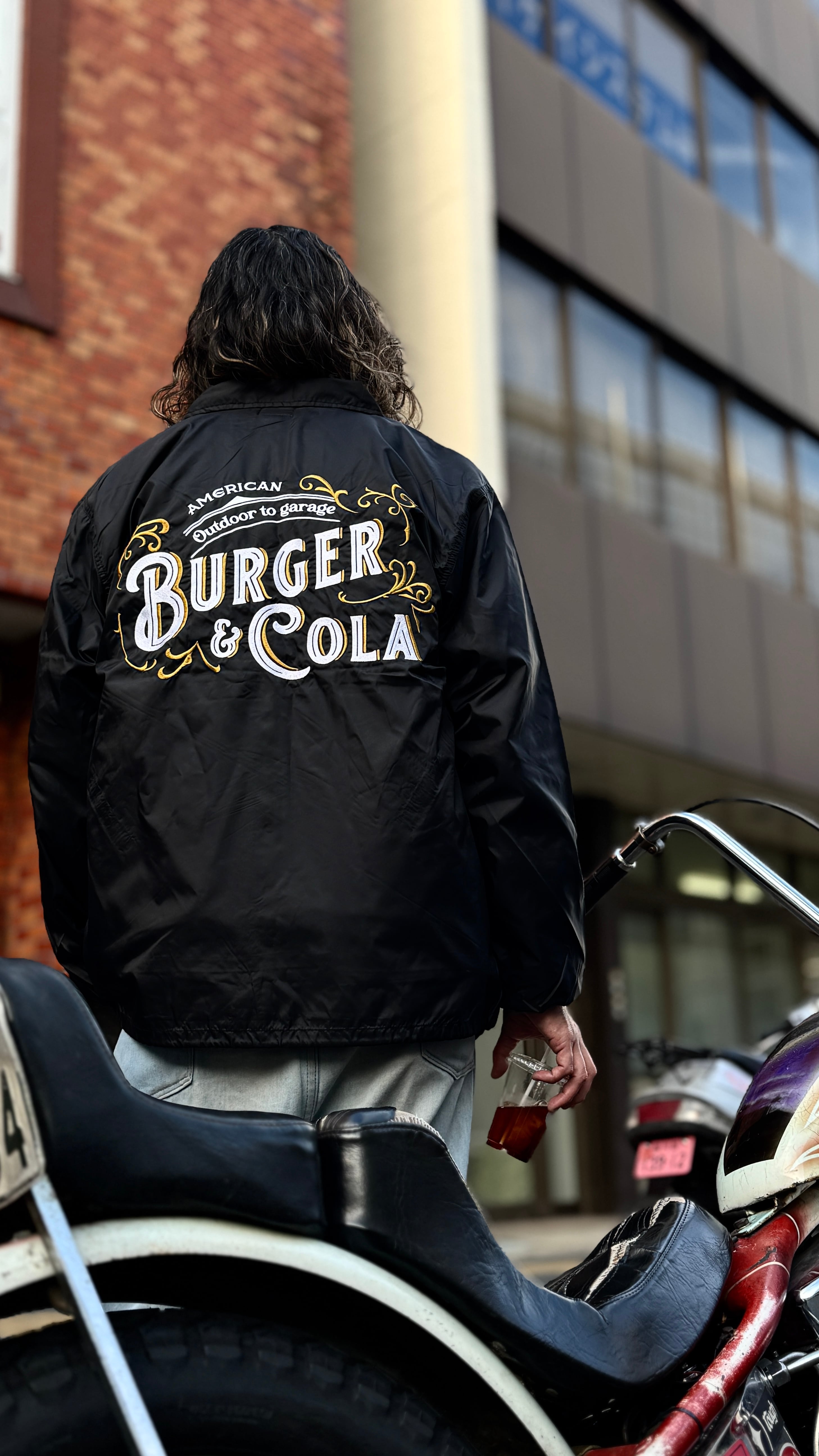 限定 Burger & Cola TC COACH JKT バーガー＆コーラー 限定 Burger & Cola TC COACH JKT バーガー＆コーラー AMERICAN BURGER
