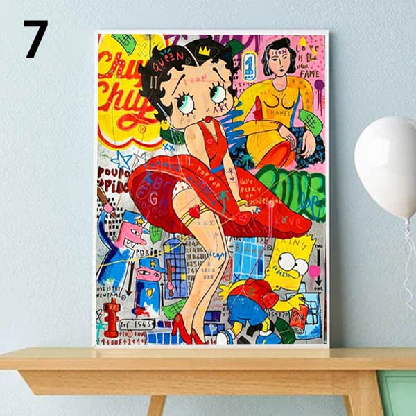 中級 フル ダイヤモンドアート キット ビーズ刺繍 ストリートアート