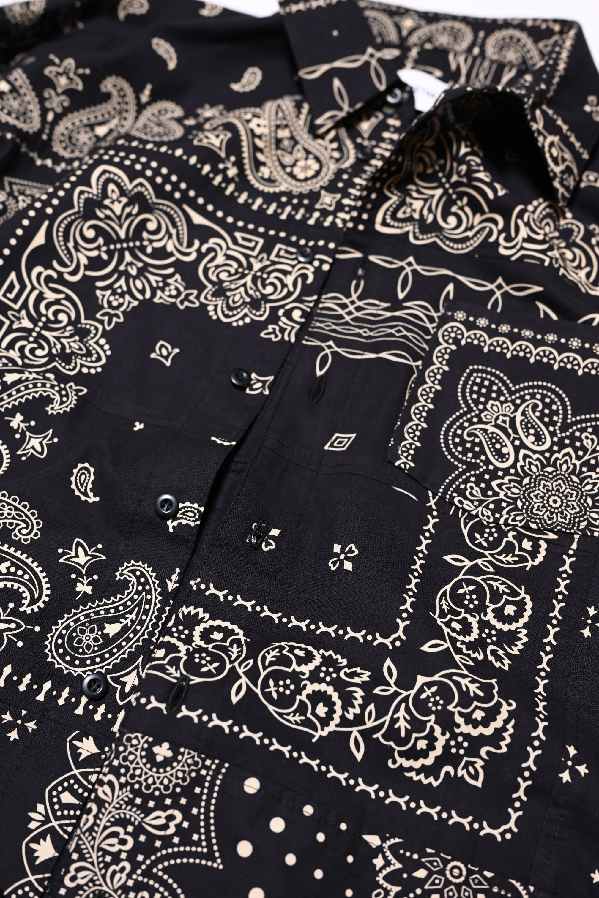 Bandana Shirt c/# BLACK | MIYAGIHIDETAKA