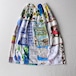 Vintage fabric patchwork remake skirt