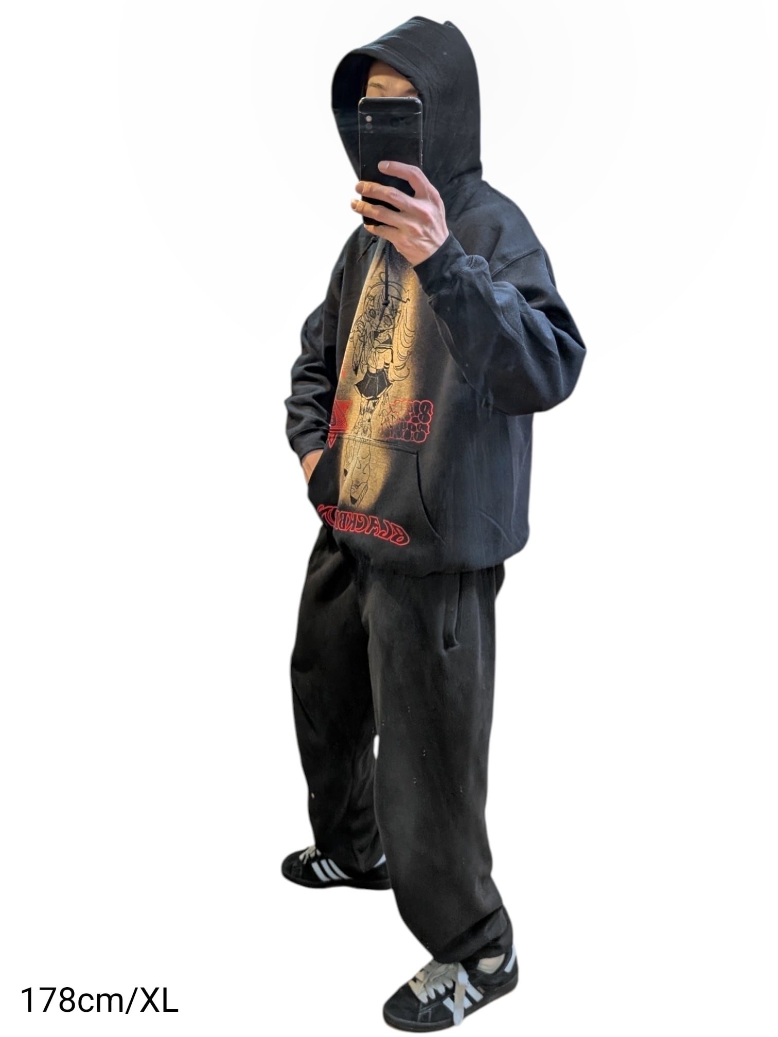 Brain Girl Warm Hoodie | BLACK BRAIN