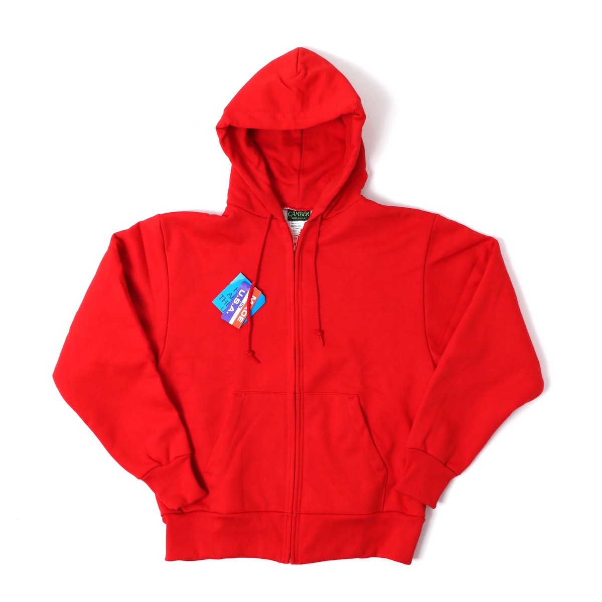 CAMBER キャンバー #131 RED ヘビーウェイトジップアップ パーカー 