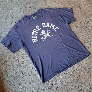 "boro" "NOTRE DAME" Champion プリントTシャツ used [207081]