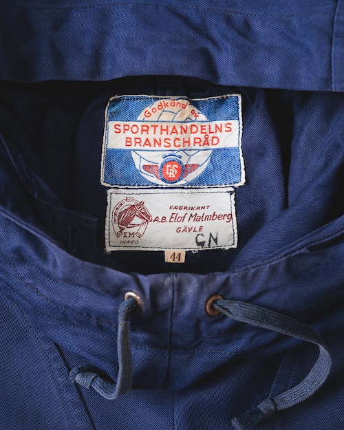 [40-50’s] “A.B. Elof Malmberg” Cotton Ski Anorak Parka (Made in Sweden)