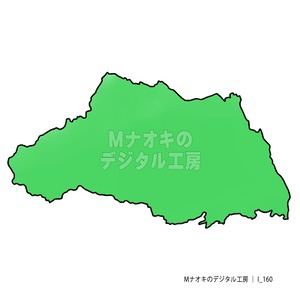 少しゆるい埼玉県地図　A slightly loose map of Saitama Prefecture