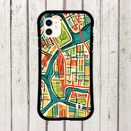 受注生産 iPhoneケース カラフルストリートマップ｜都市地図 UMAP003A