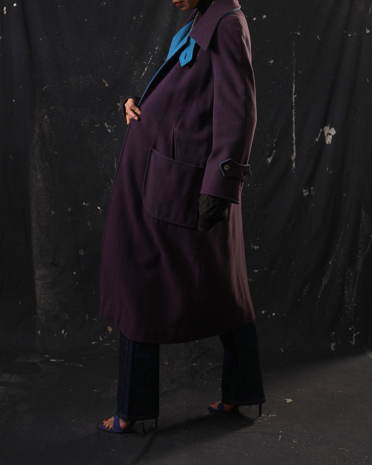 1980's Chloe / Color Block Coat