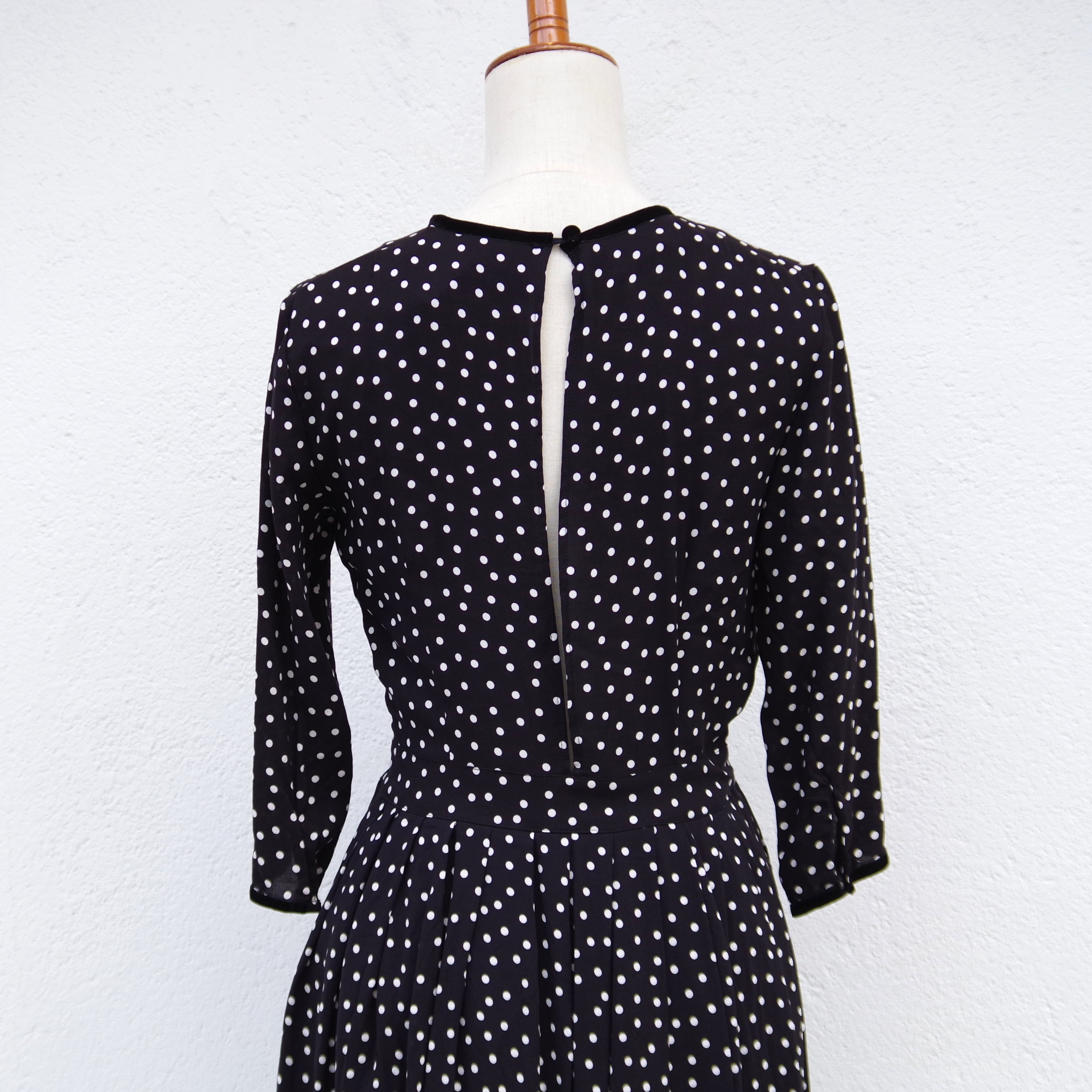 SINME ロングワンピース ドット | 1F Store