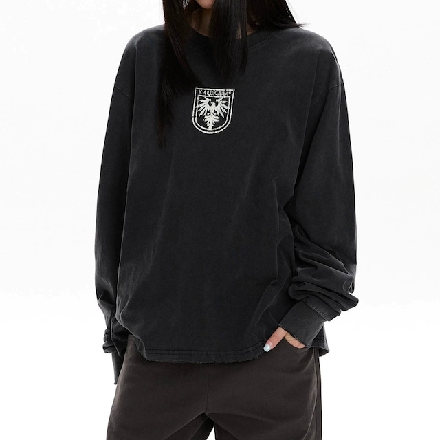エンブレムグラフィックヴィンテージライクルーズTシャツ 1col R02705