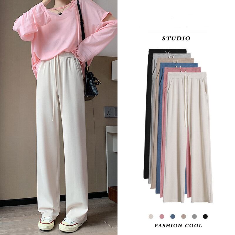 ワイドパンツ 夏新作 ボトムス レディースパンツ ロングパンツ 体型カバー 6色