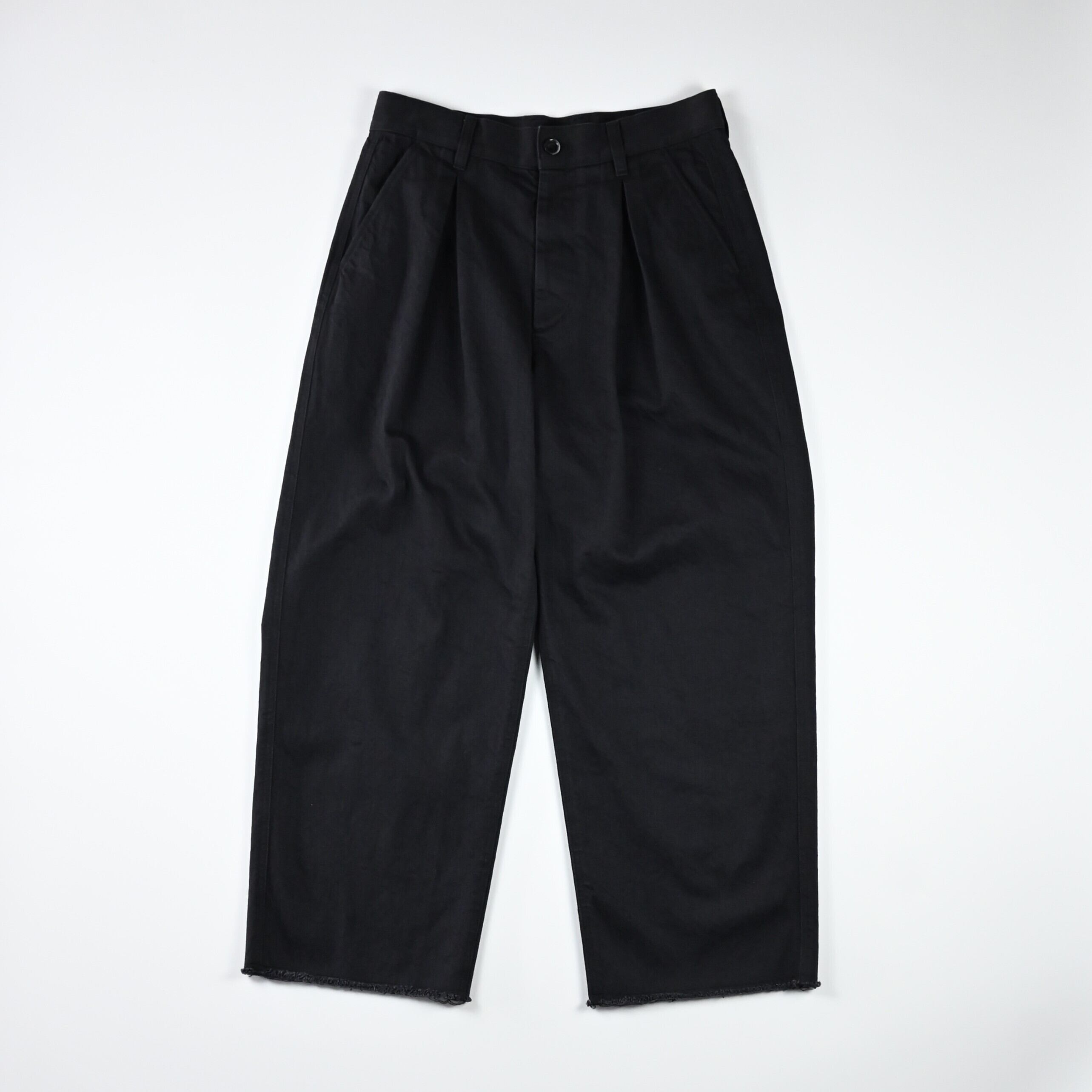 SAYATOMO / 2-Tack Cutoff Wide Denim Pants | GANKO