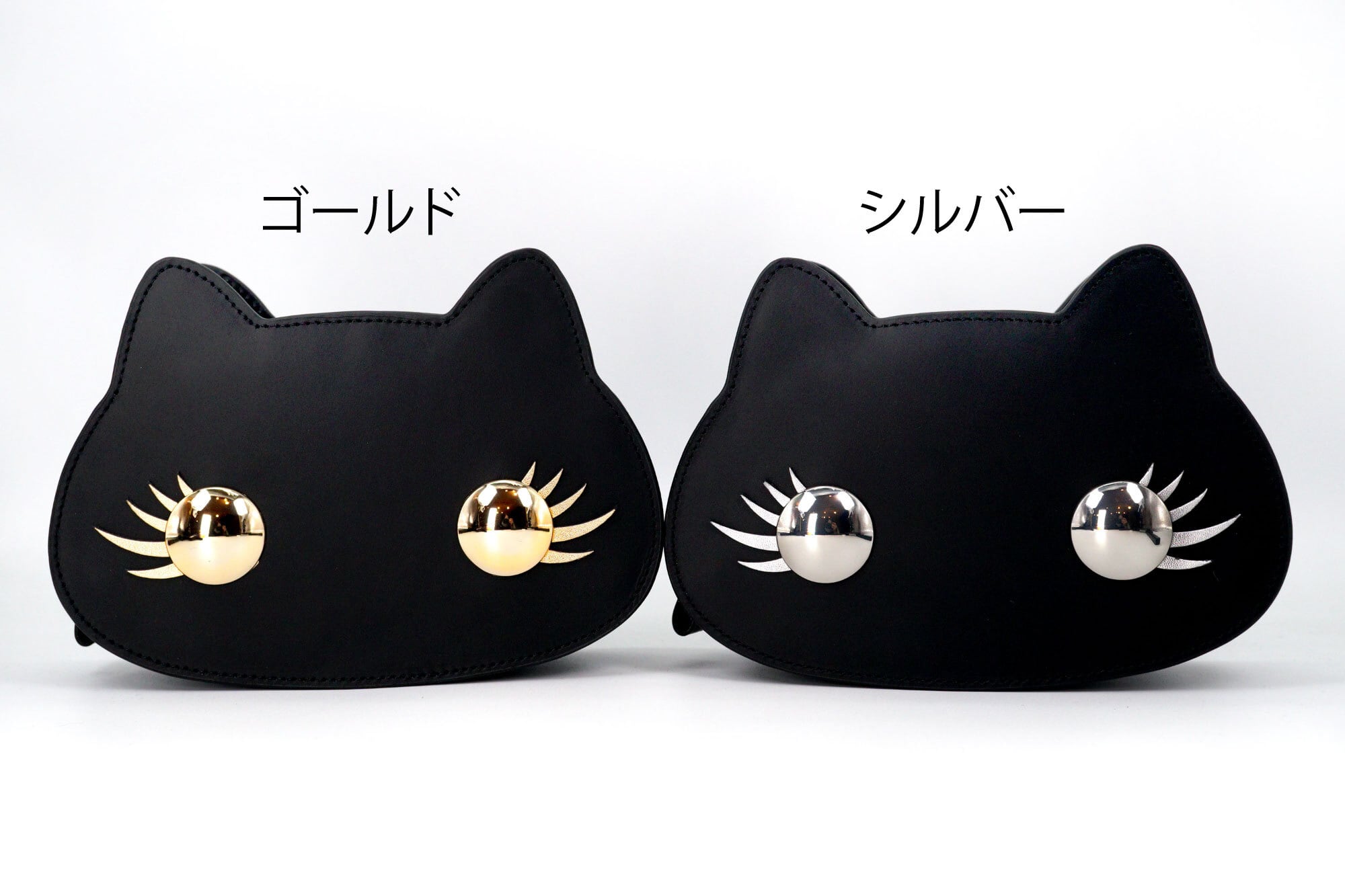 猫連合メイクポーチ(ゴールド／シルバー） | EARL'S FAVOURITE