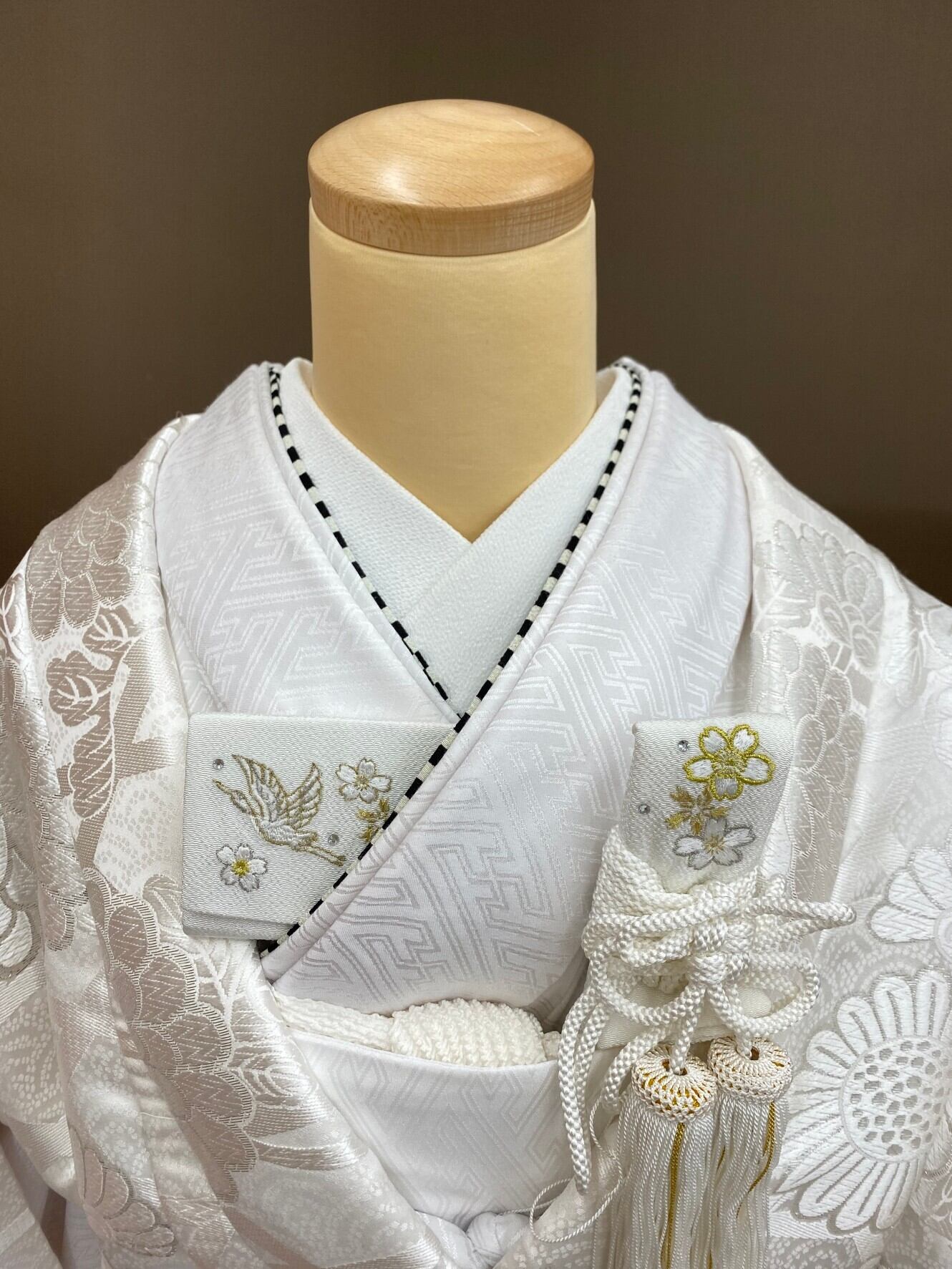 受注生産】色掛下ピンク&ワンタッチ作り帯セット | waraku wedding