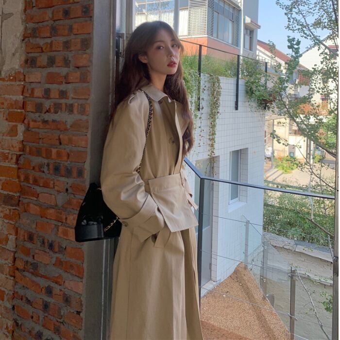 スタイルジャケット スプリングスタンダードコート レトロ 春物 モンロー93190685780