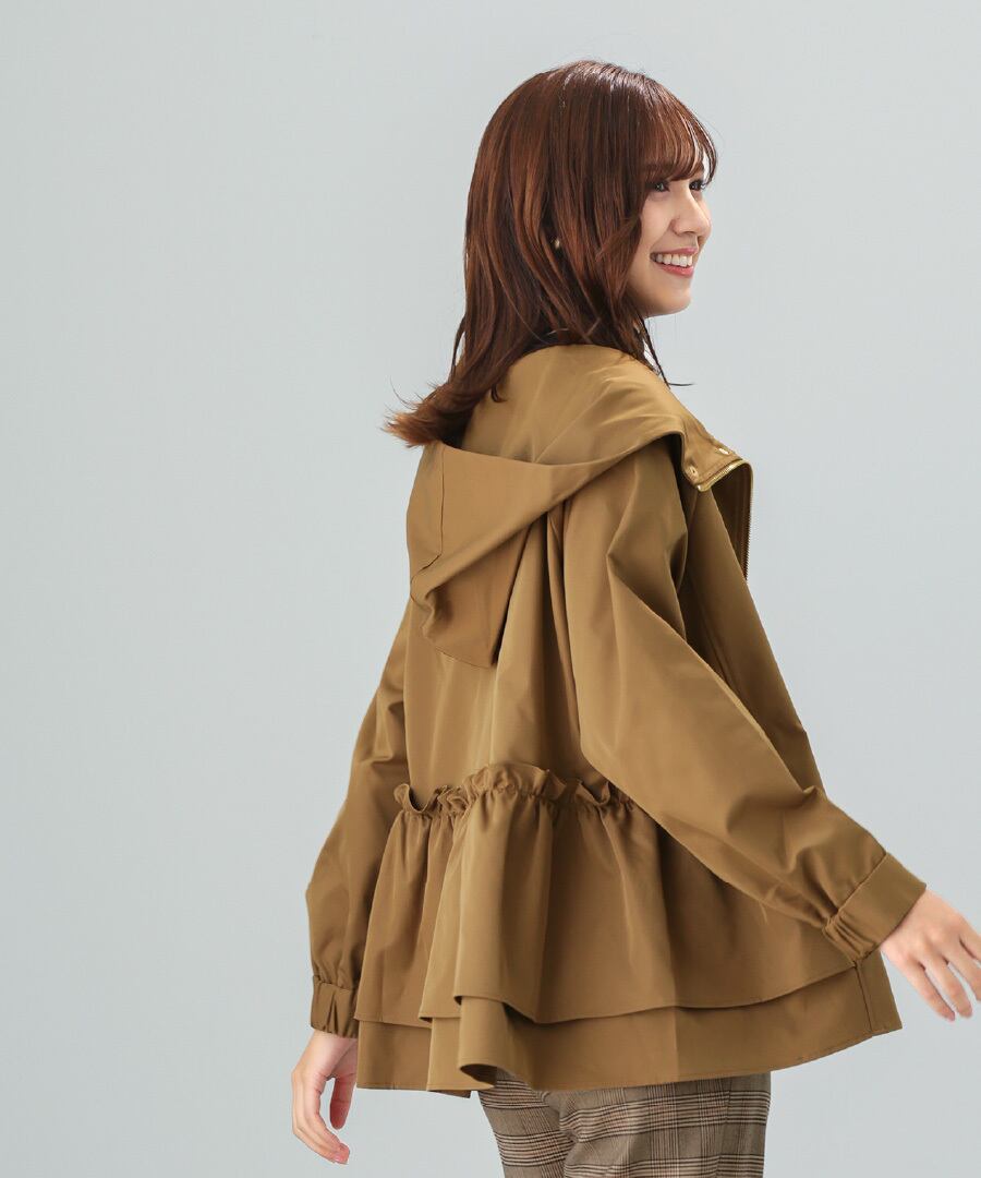 SALE 30％OFF】【 Nano-Tex加工 】クリアツイル・ティアードフリル