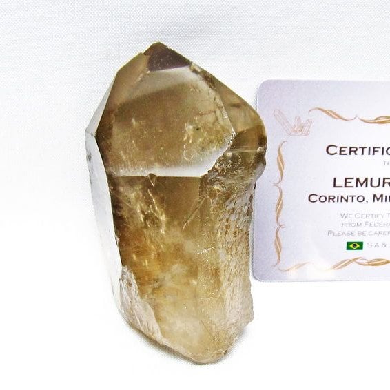 レムリアンシード スモーキークォーツ 原石 ブラジル ミナスジェライス州 コリント産 一点物 おまかせ便 171-7358