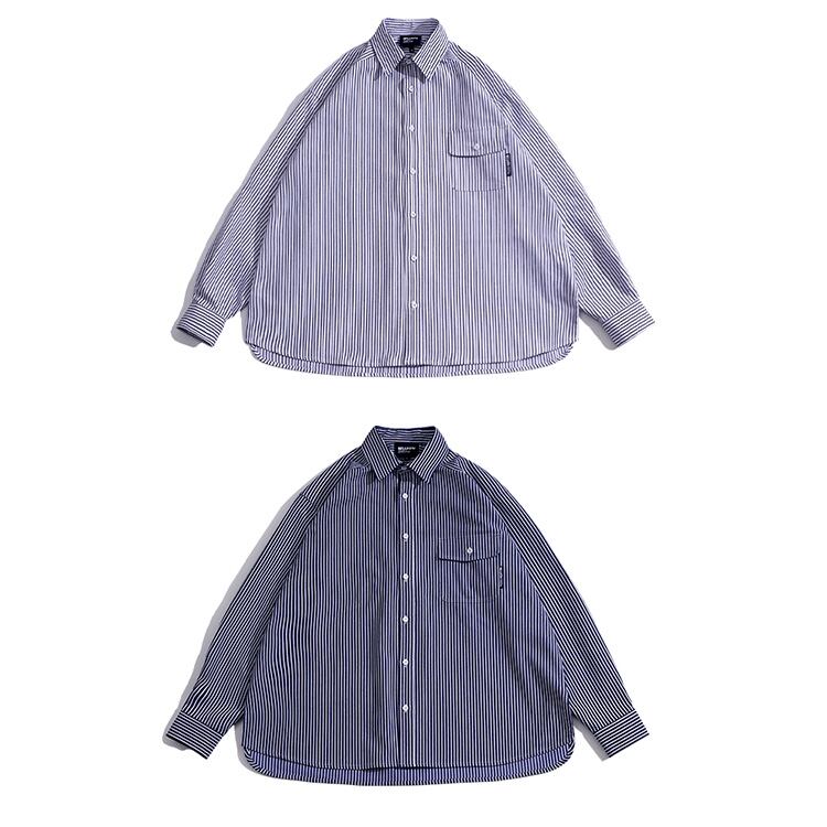 ★LOOSE PINSTRIPE SHIRT　　　A0437