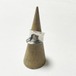 Old 925 Silver Modernist Ring Made In Hungary