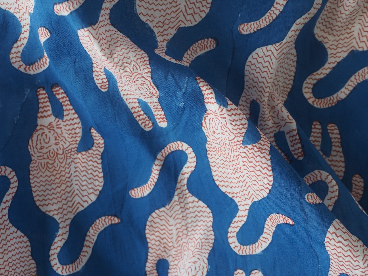 block print fabric c32 tora