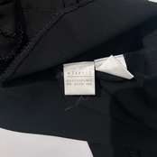 美品 KANEKO ISAO カネコイサオ リボン デザイン セットアップ ブラウス シャツ ジャケット フレアスカート /黒 ブラック/ビンテージ