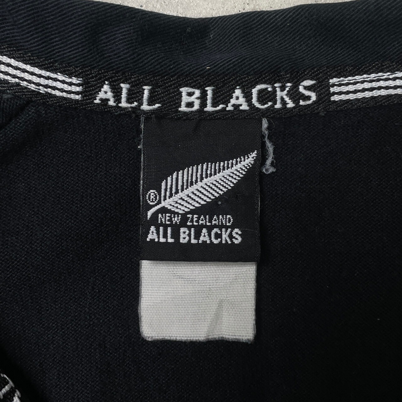 90年代 adidas アディダス 半袖 NEW ZEALAND ALL BLACKS ラガーシャツ 
