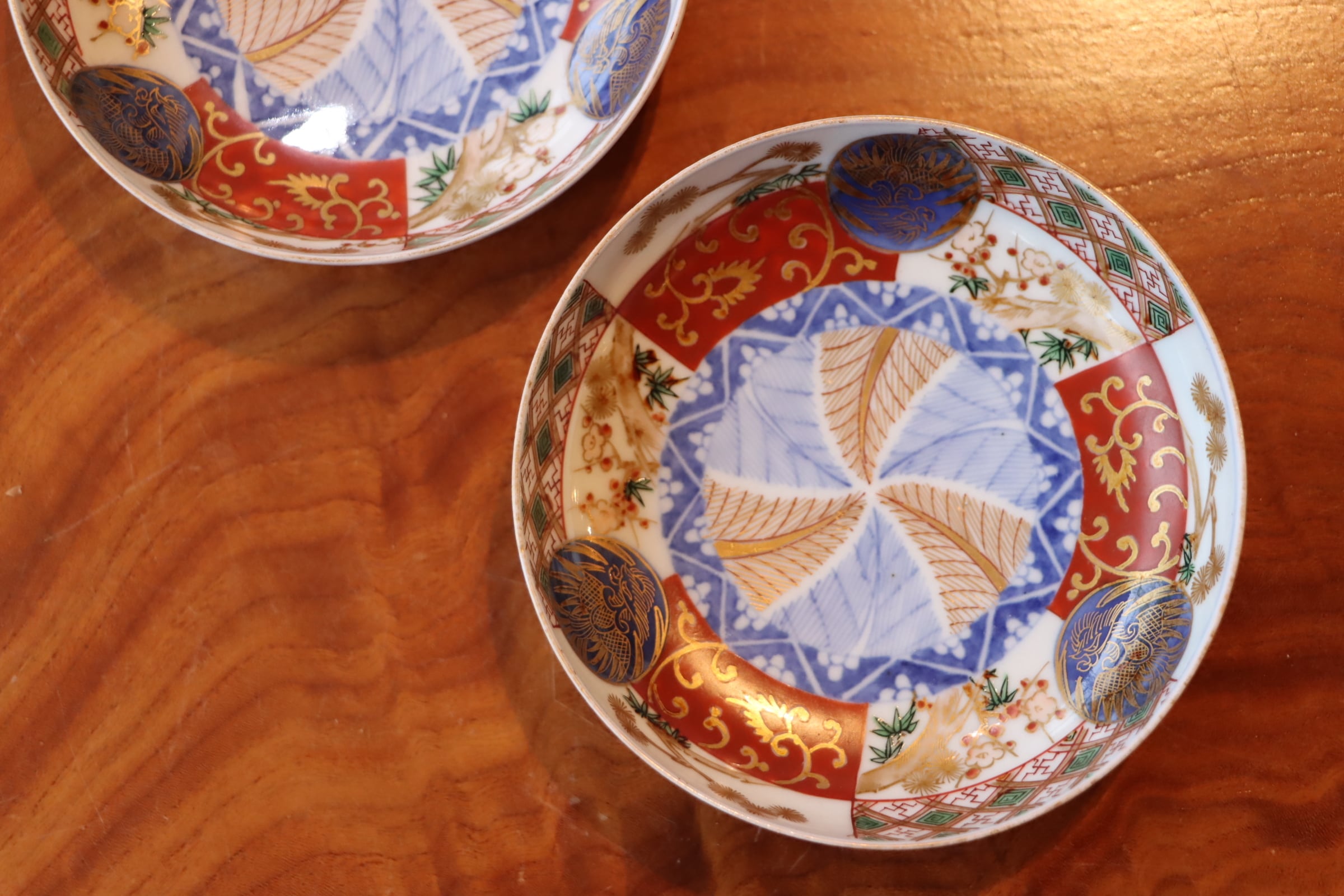 膾皿 古伊万里 色絵 花松竹梅文 | Pay ID