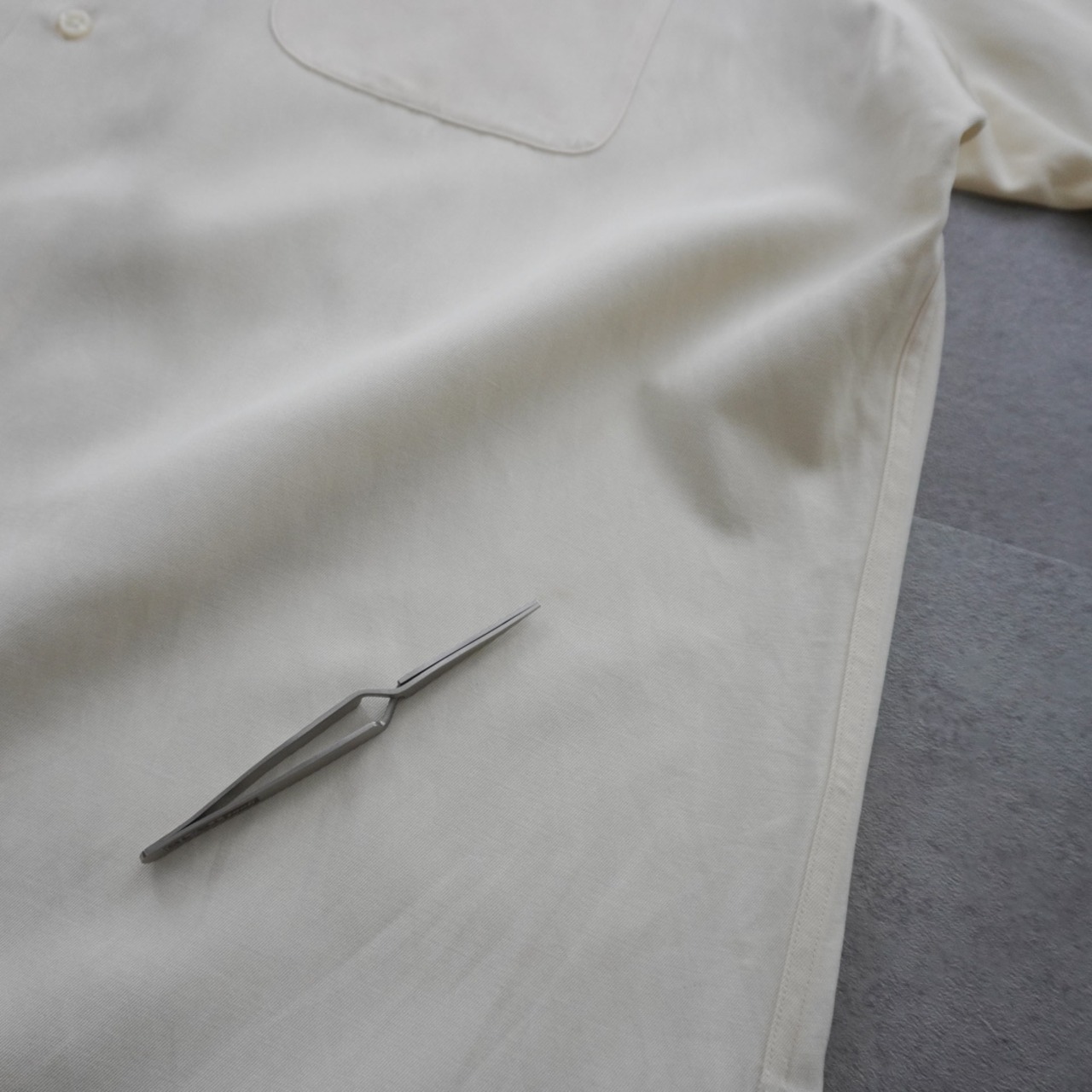 Polo by Ralph Lauren "CALDWELL" open collar shirt Silk Cotton [L] 古着 - 12