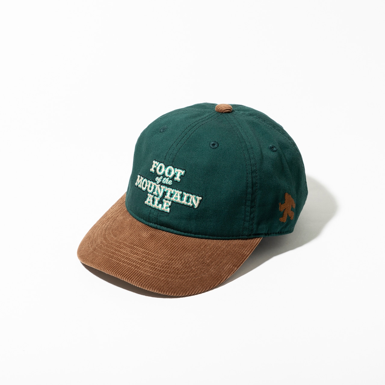 TACOMA FUJI RECORDS FOOT OF THE MOUNTAIN ALE LOGO CAP designed by Jerry UKAI