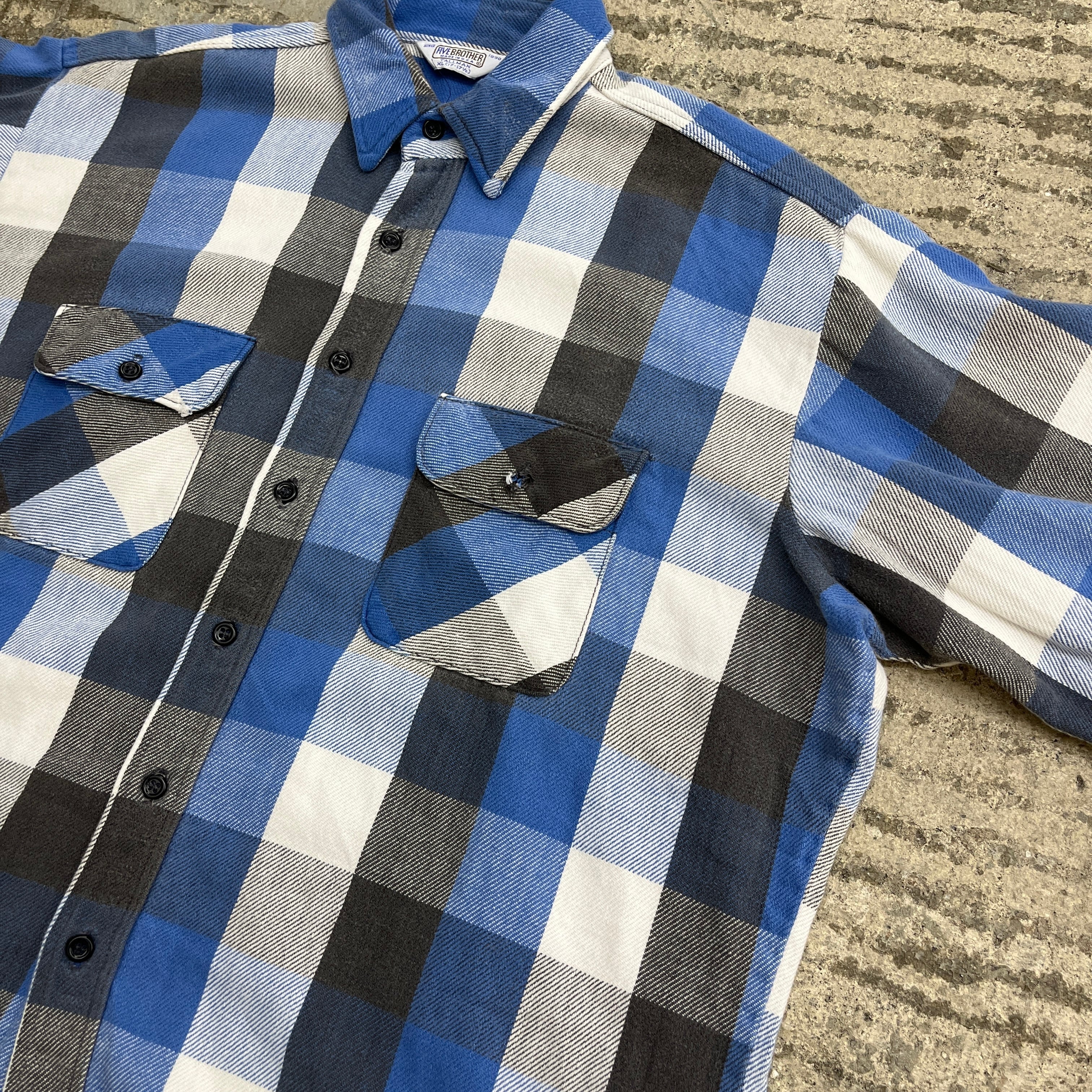80s FIVE BROTHER flannel shirt 80年代ファイブブラザー フランネル