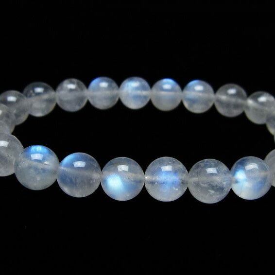 ムーンストーン ブレスレット 9mm 一点物 メール便可 [M便 1/10] 111-44505