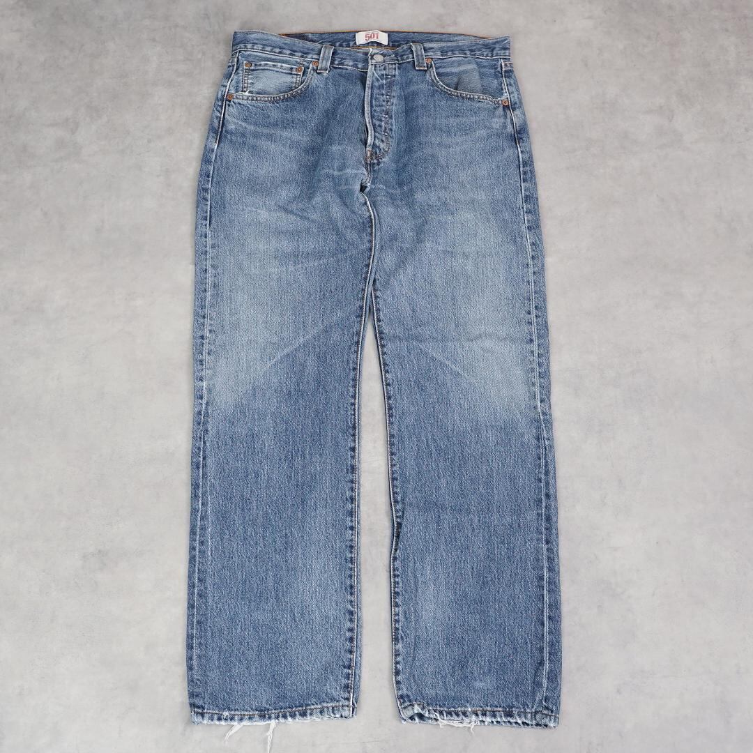 90's Levi's 501XX USA製ストレートデニムパンツ ワンウォッシュ W32