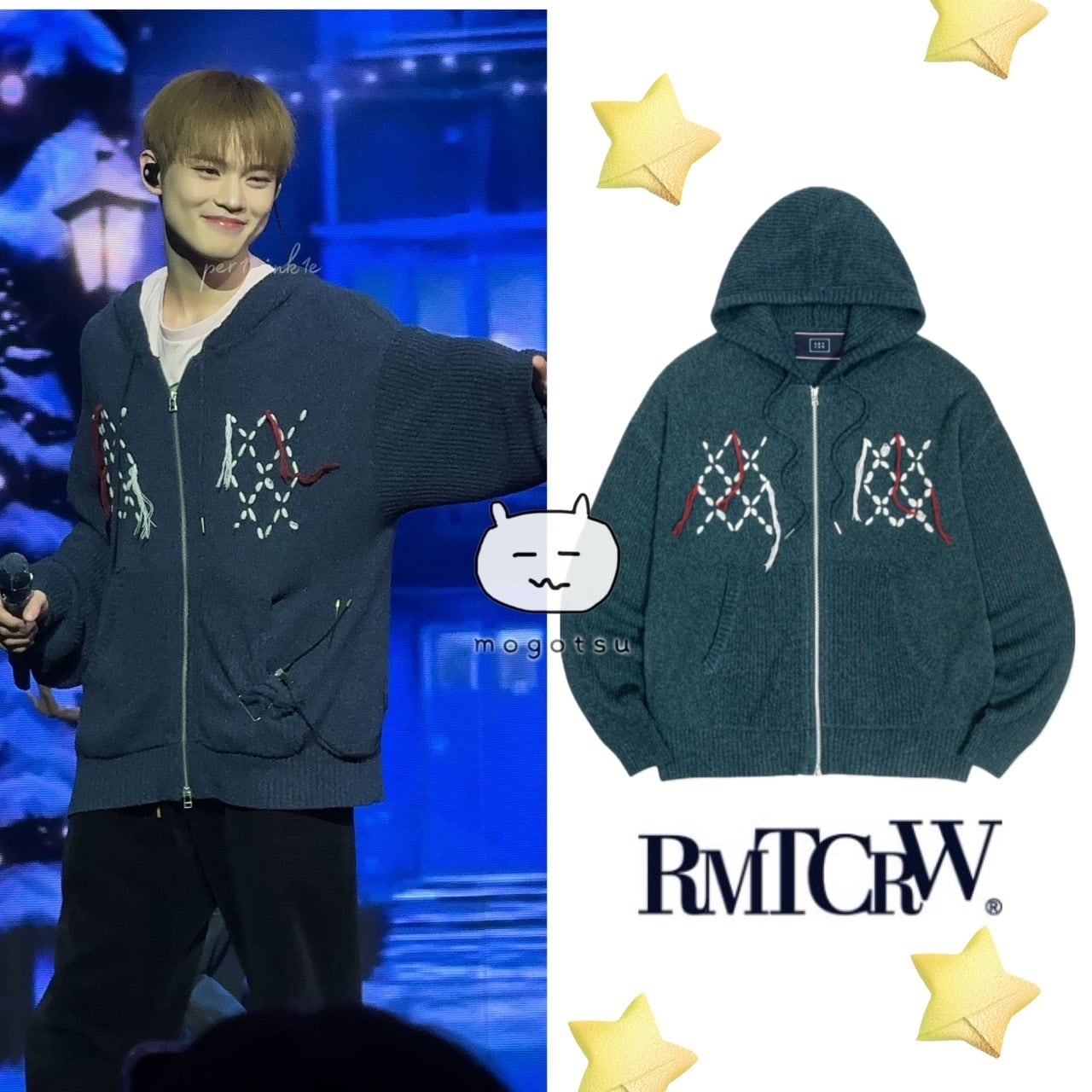 ☆NCT DREAM チョンロ 着用!!【ROMANTIC CROWN】NAVAJO KNIT ☆NCT DREAM チョンロ 着用!!【ROMANTIC CROWN】NAVAJO KNIT