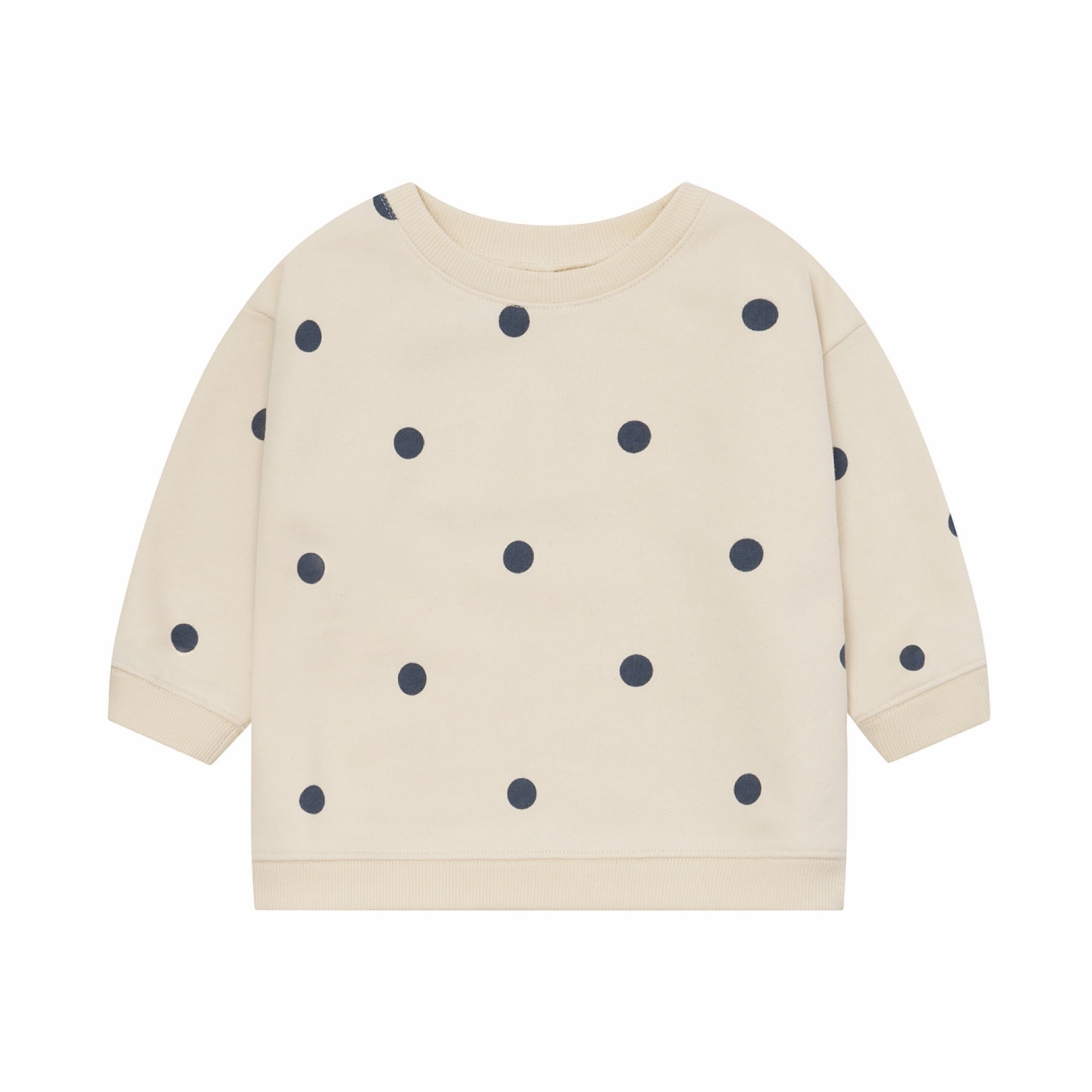 organic zoo / Fog Blue Dots Sweatshirt