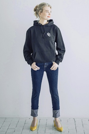 INDIMARK インディマーク ボーイフレンドデニム 折り返し風デザイン 裏起毛 インディゴ WJ042