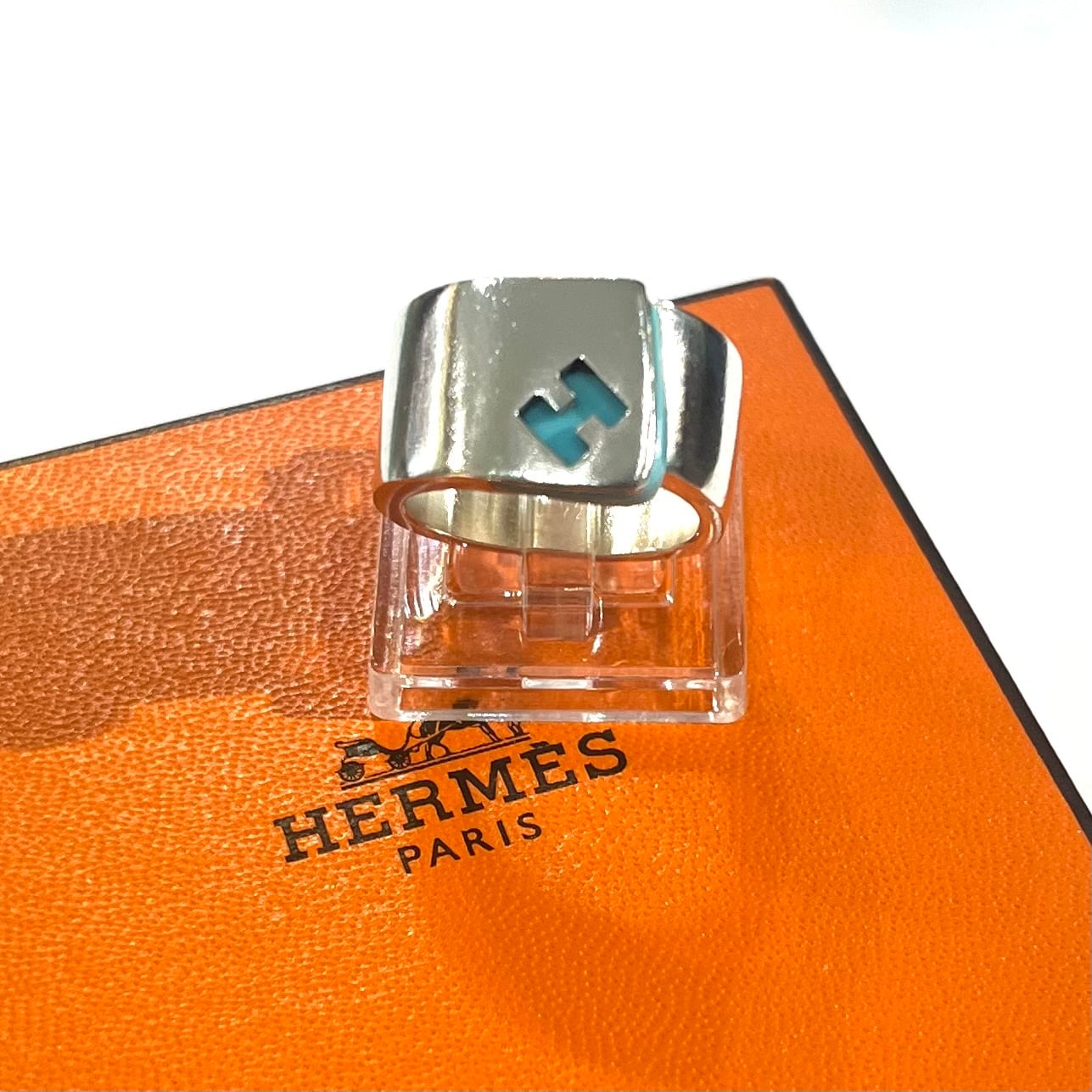 HERMÈS】【51/約11号】2916 エルメス キャンディリング／シルバー925