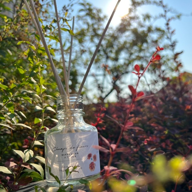 Champs De Fleurs シャン ド フルール フローラル ムスク リードディフューザー ルームフレグランス ディフューザー スティック アロマディフューザー プレゼント ギフト対応 部屋 匂い インテリア雑貨 アトリエノーズ Atelier Nose いい香り アロマ ルーム
