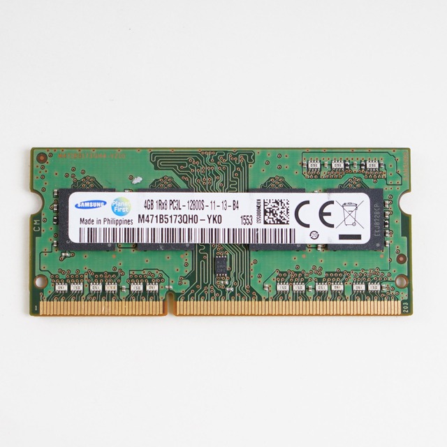 M471B5173QH0-YK0 SAMSUNG LAPTOP MEMORY 4GB PC3L-12800S DDR3 | 2sram