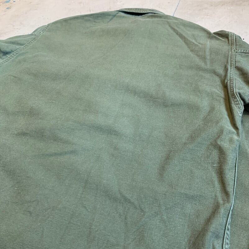 50's U.S.ARMY OG107 コットンサテンユーティリティーシャツ 1st 初期