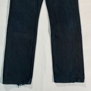 8759 リーバイス 501 ブラックデニムパンツ UK製 ヴィンテージ W32