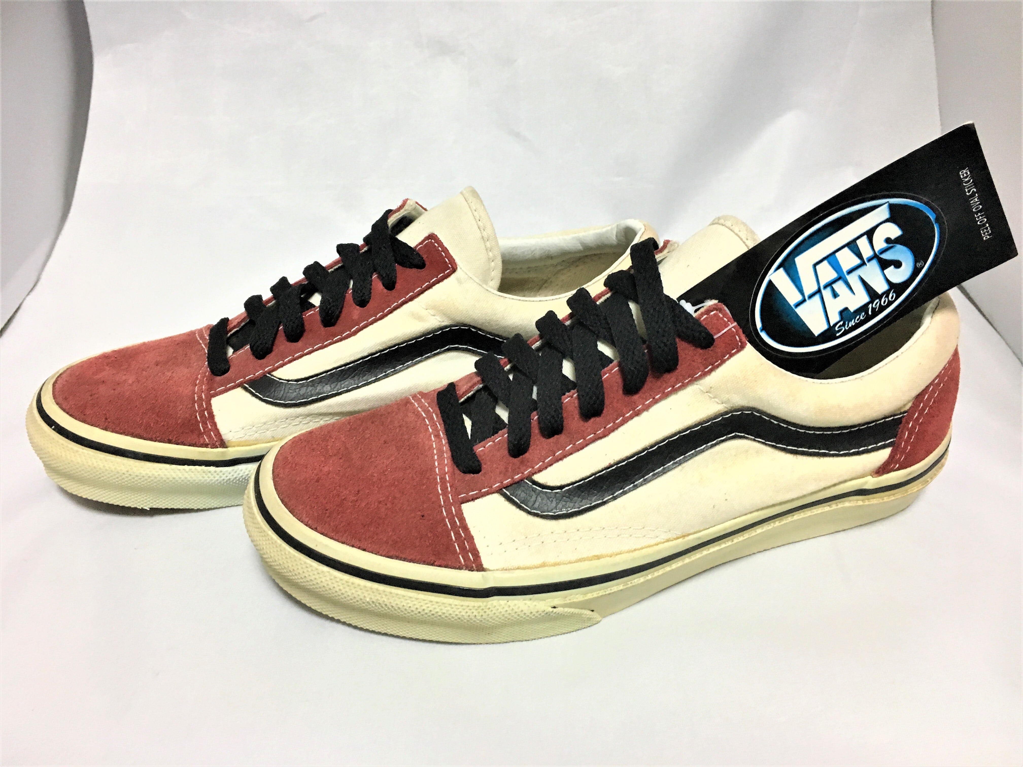 Vans（バンズ）old skool（オールドスクール） V36-47 6 24cm 白/赤/黒② | freestars powered by  BASE